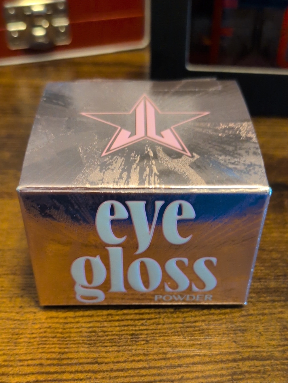 JEFFREY ⭐ STAR Eye Gloss Powder - Rose Metallic Pink Packaging New